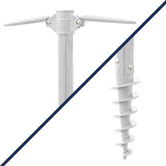 Nautica Beach Umbrella 7' of Full Coverage UPF 50+ Sun Protection Tie Dye - Picture 6 of 7